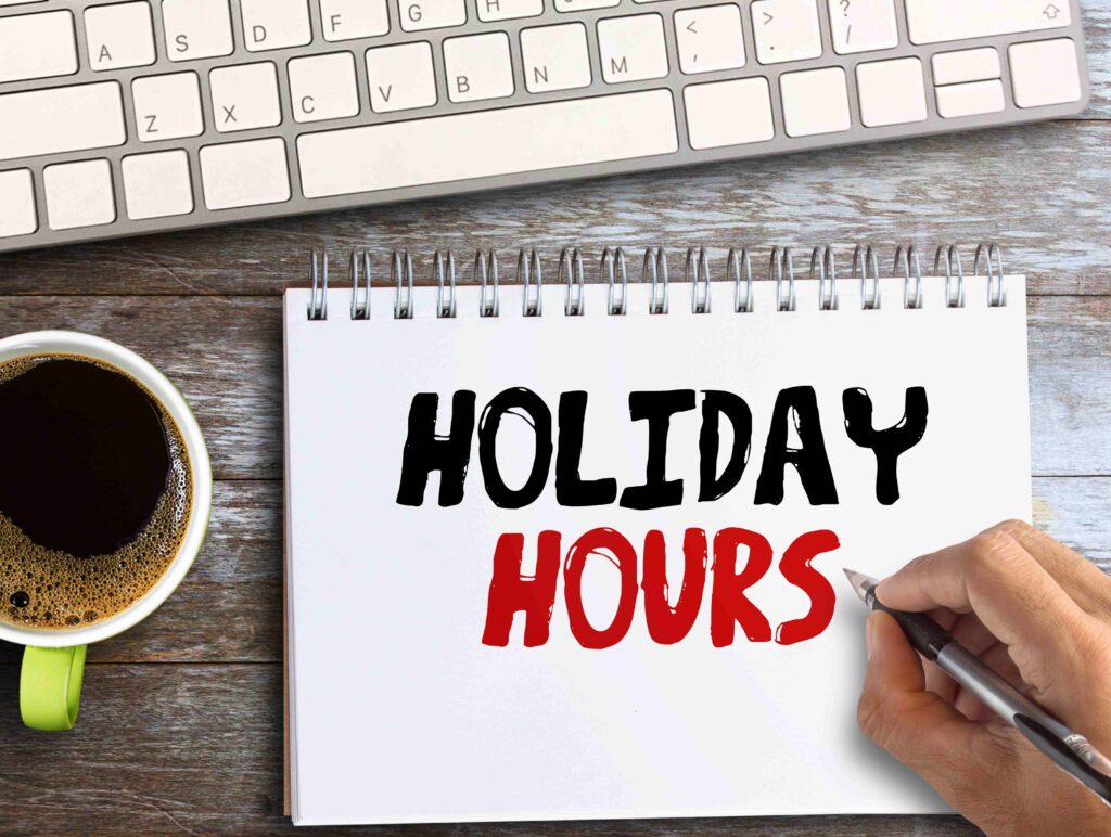 Holiday Hours